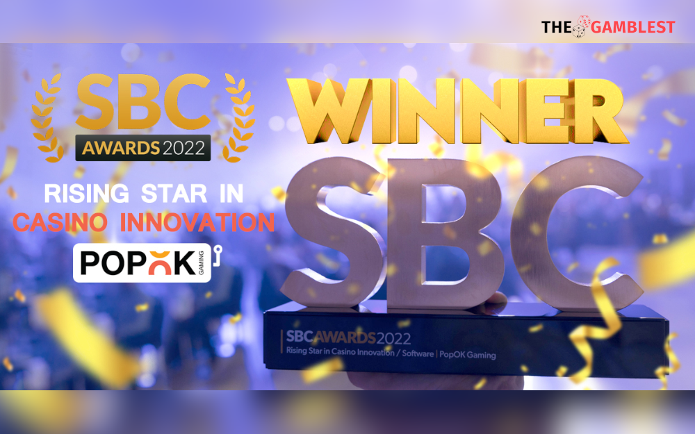PopOK Gaming received prize at SBC Awards 2022