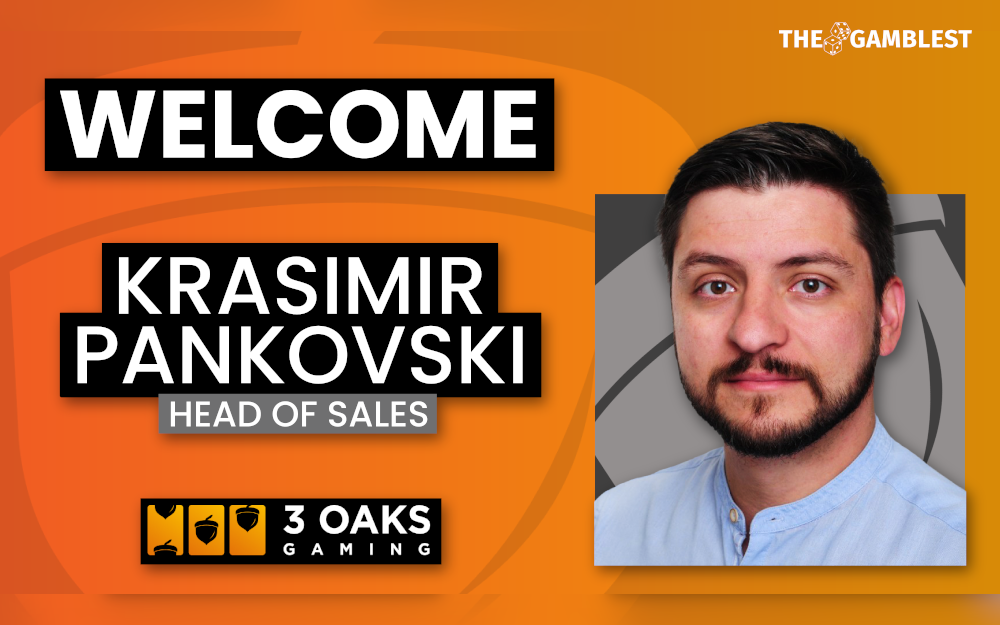 3 Oaks Gaming appoints Krasimir Pankovski as Head of Sales