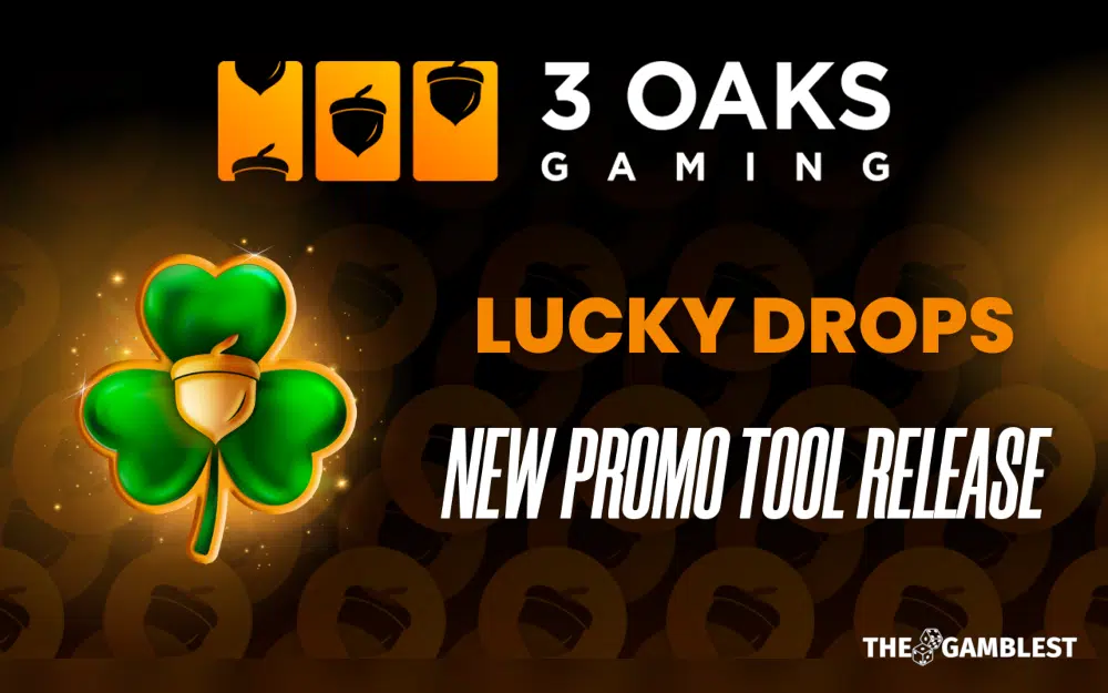 3 Oaks Gaming expands its promotional tools with Lucky Drops 3 Oaks Gaming expands its promotional tools with Lucky Drops