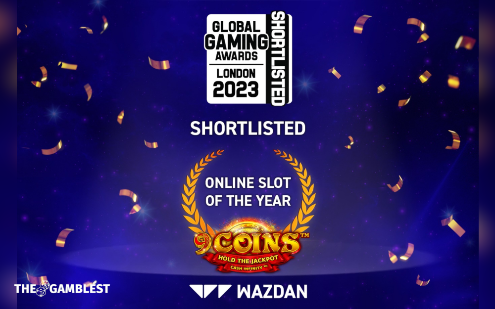 Wazdan gets 9 Coins shortlisted at the Global Gaming Awards