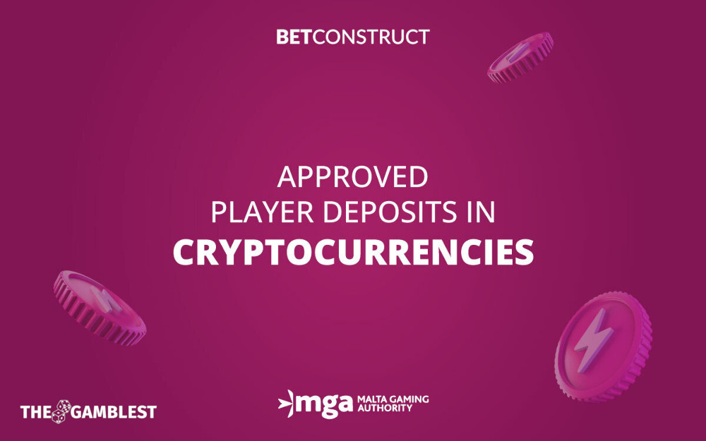 BetConstruct to allow crypto deposits after MGA approval