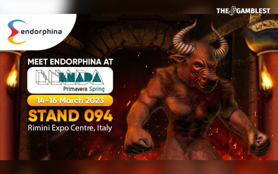 Endorphina to exhibit at Enada Primavera 2023
