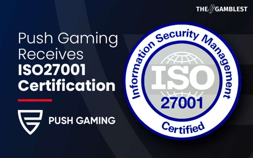Push Gaming receives ISO27001 award