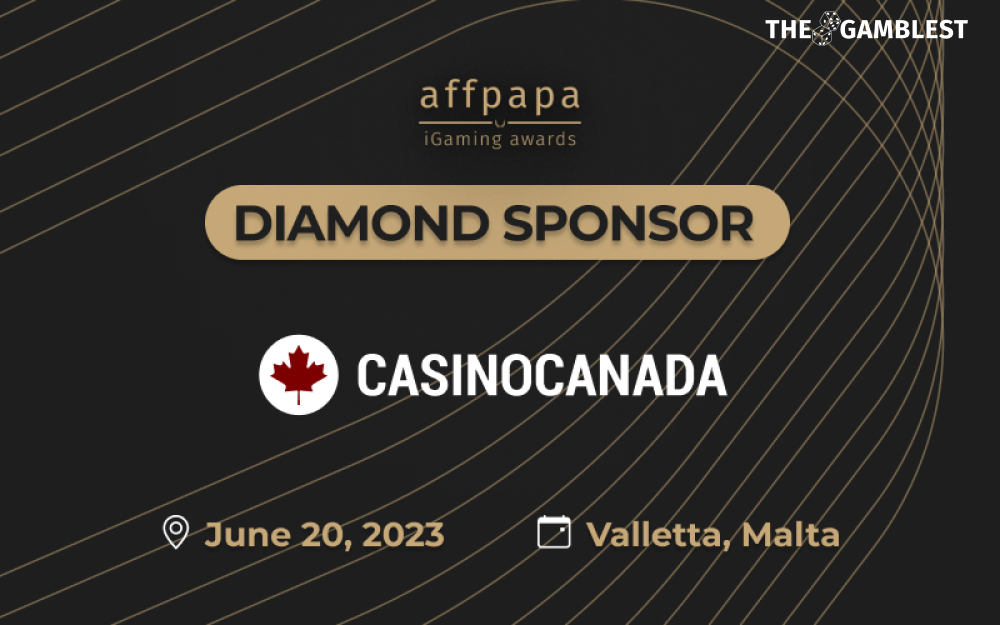 CasinoCanada as Diamond Sponsor of AffPapa iGaming Awards