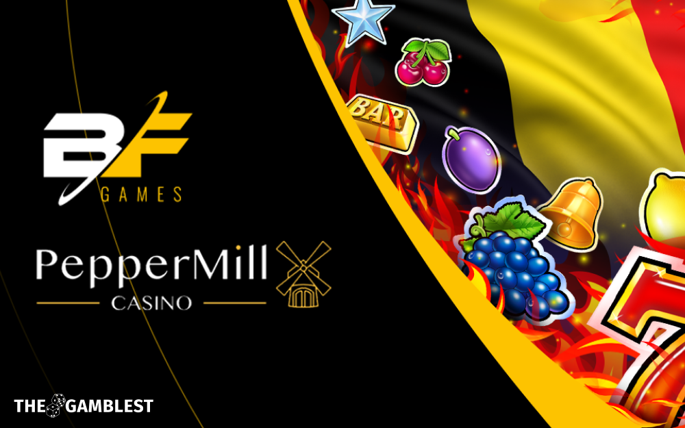 BF Games expands in Belgium with PepperMill Casino