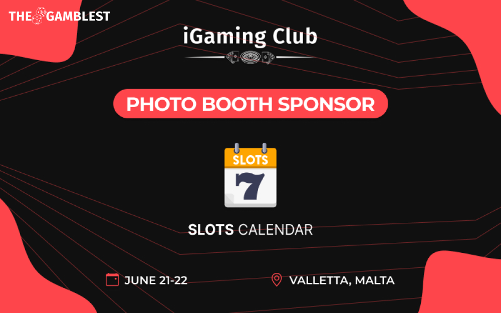 iGaming Club Malta’s Photo Booth Sponsor is SlotsCalendar