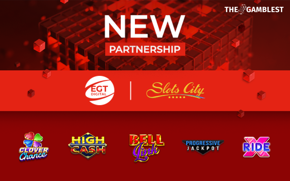 EGT Digital established partnership with SlotsCity