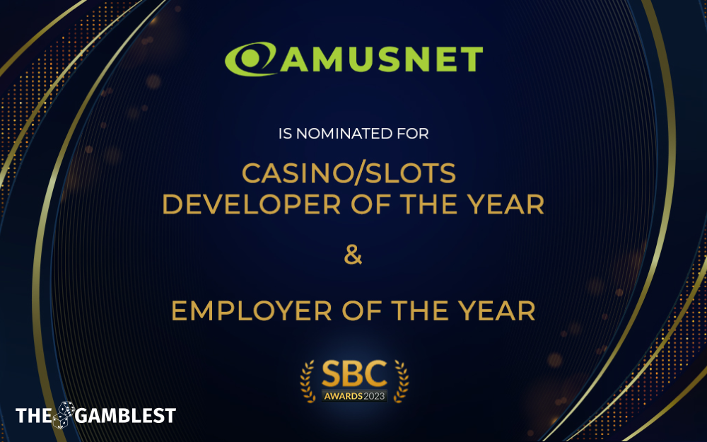 Amusnet to be shortlisted in 2 nominations at the SBC Awards