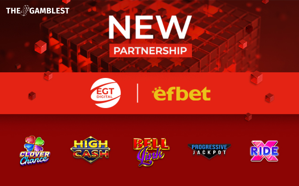 efbet starts partnership with EGT Digital