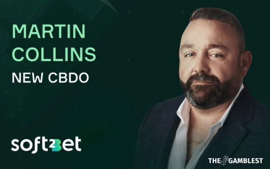 Soft2Bet appointed Martin Collins as the new CBDO