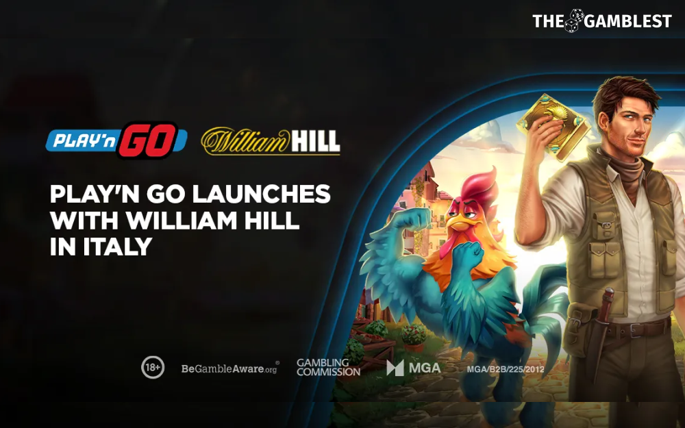 Play’n GO expands in Italy with William Hill partnership