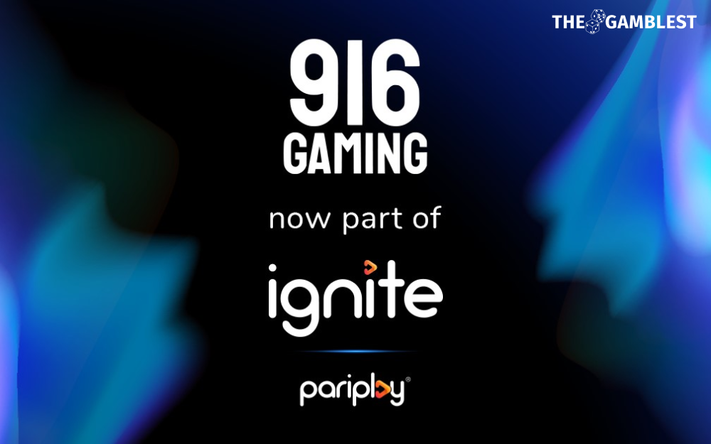 Pariplay adds to Ignite roster with 916 Gaming deal