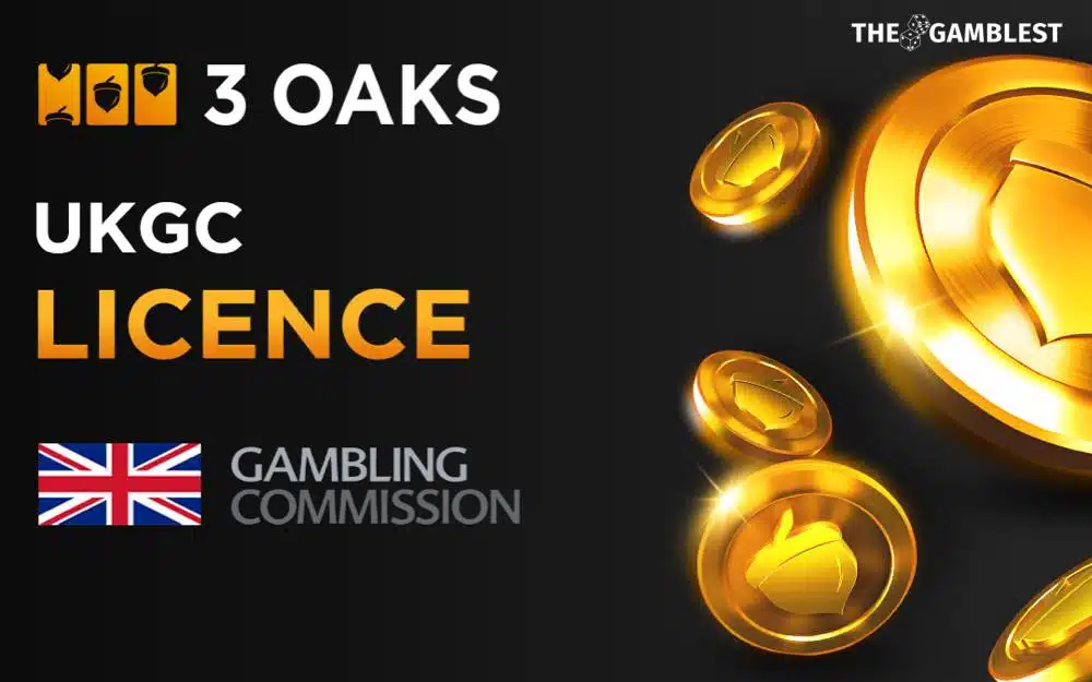 3 Oaks Gaming granted UKGC licence