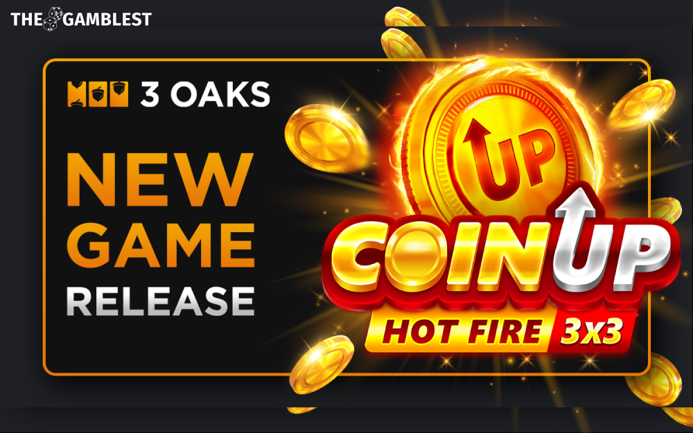 3 Oaks Gaming to launch new title – Coin UP: Hot Fire 3×3