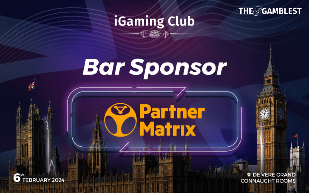 PartnerMatrix as Bar Sponsor for iGaming Club London 2024