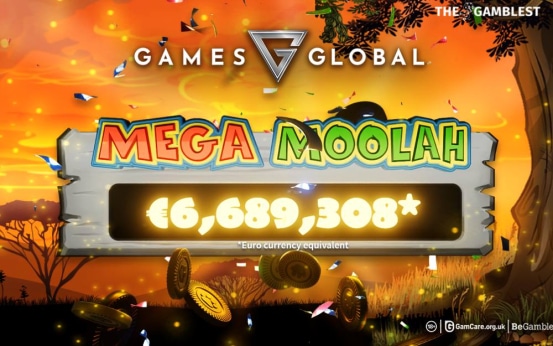 Games Global: Mega Moolah™ awards €6.6M