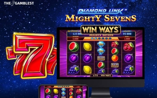 Greentube combines fan favourite features in latest slot Diamond Link™ Mighty Sevens Win Ways™