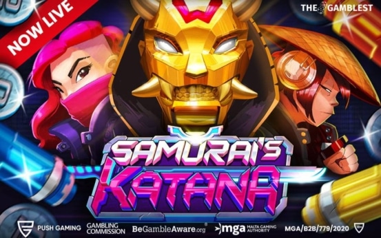 Push Gaming’s cyberpunk theme in it’s slot Samurai’s Katana