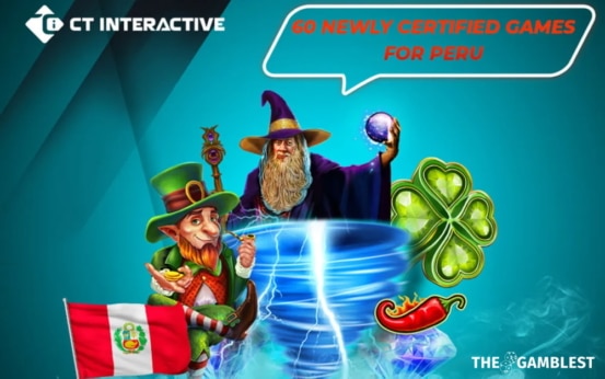CT Interactive certifies 60 games and Hot Luck Jackpot for Peru