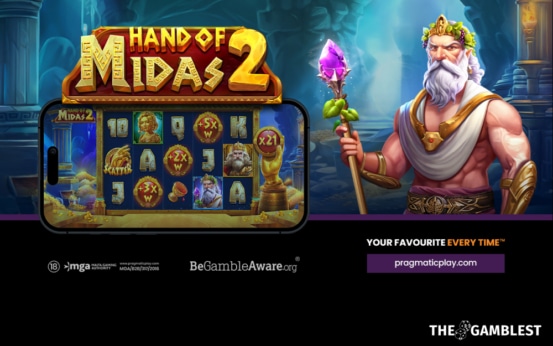 Pragmatic Play adds a touch of gold in Hand of Midas 2