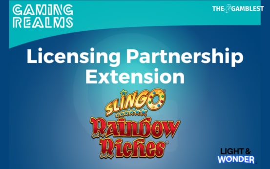 Gaming Realms extends Rainbow Riches licensing partnership with Light & Wonder