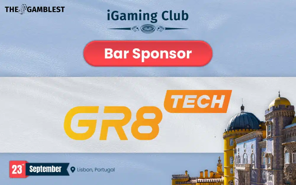 GR8 Tech named Bar Sponsor for iGaming Club Lisbon 2024