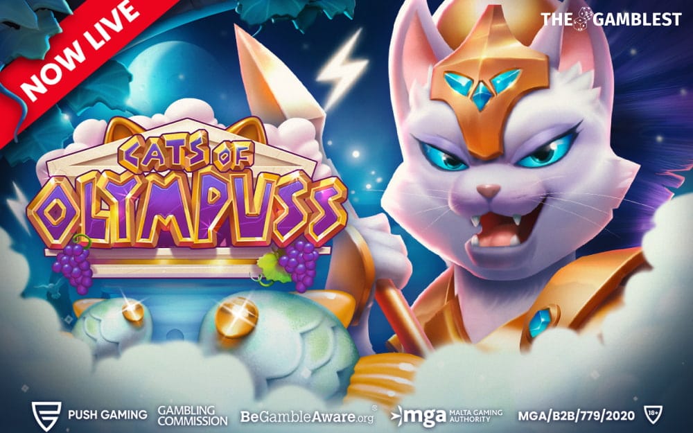 Push Gaming unleashed new game Cats of Olympus