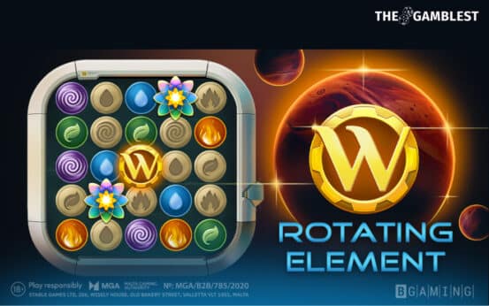 BGaming debuts revolving reels in Rotating Element
