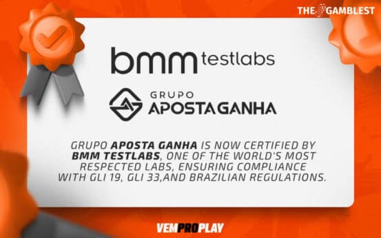 Grupo Aposta Ganha secures certifications from BMM Testlabs