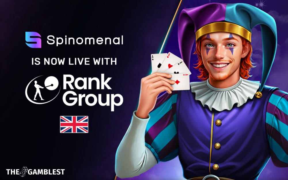 Spinomenal agrees content deal with Rank Group