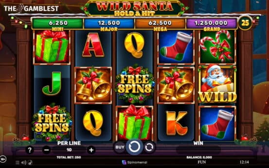 Spinomenal delivers Wild Santa Hold & Hit for the festive season