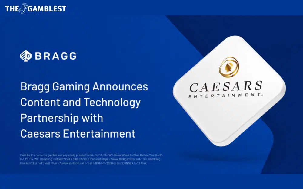 Caesars and Bragg Gaming launch exclusive tech partnership