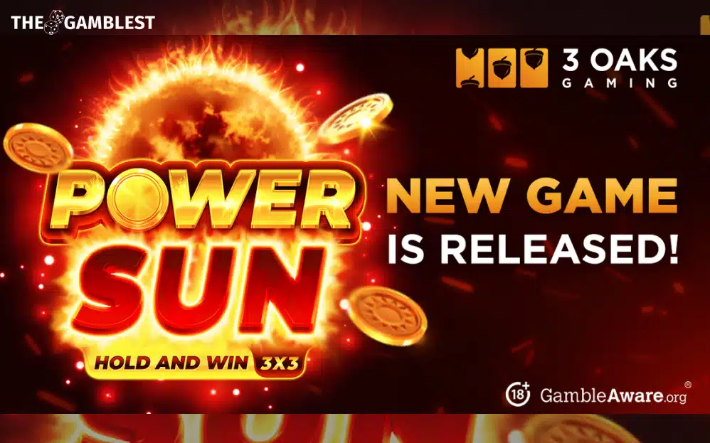 3 Oaks Gaming released Power Sun: Hold and Win