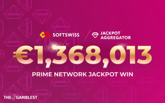 SOFTSWISS Prime Network Jackpot to hit EUR 1,368,013