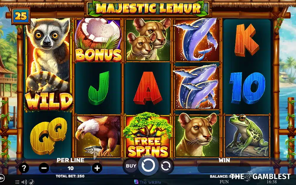 Spinomenal launches Majestic Lemur slot