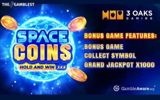 3 Oaks Gaming releases Space Coins