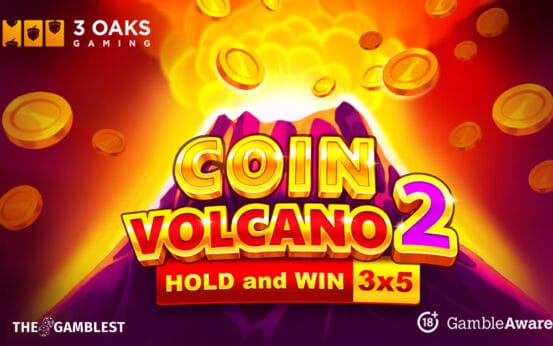 3 Oaks Gaming erupts with explosive wins in Coin Volcano 2