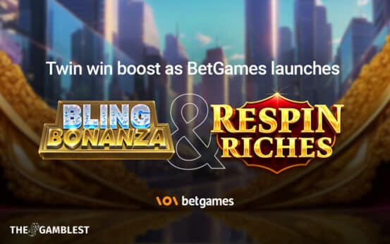 Twin win boost as BetGames launches Bling Bonanza and Respin Riches