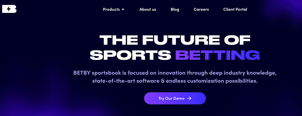 betby landing page