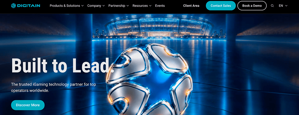 digitain landing page
