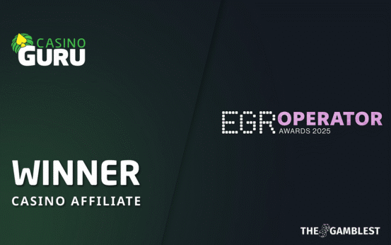 Casino Guru wins in Casino Affiliate category at the EGR Operator Awards 2025