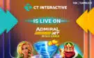 CT Interactive goes live on Admiralbet.bg
