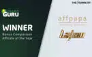 Casino Guru wins AffPapa iGaming Awards LATAM in the Best Bonus Comparison Affiliate of the Year category