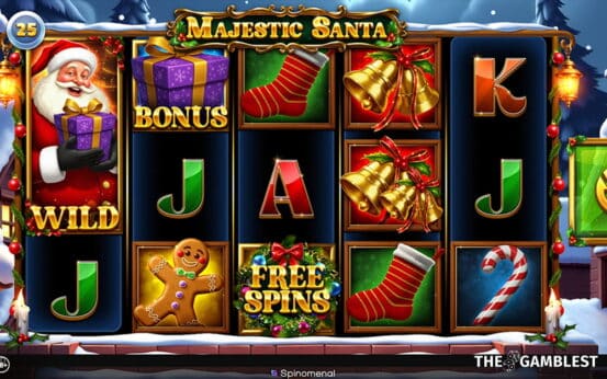 Spinomenal marks the start of the holiday season with Majestic Santa