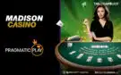 Pragmatic Play supplies branded live casino tables to Madison Casino in Belgium