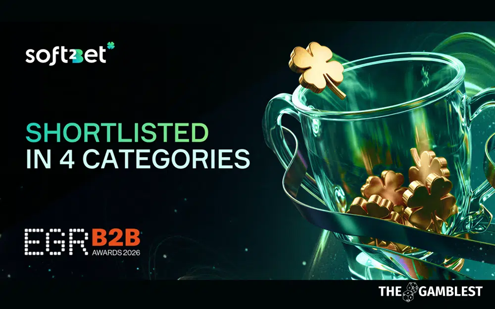 Soft2Bet shortlisted in four categories at the EGR B2B Awards 2026