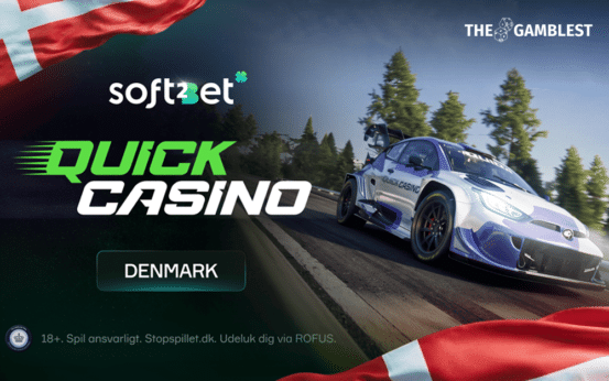 Soft2Bet brings QuickCasino.dk to Denmark with a Rally-Inspired Brand Identity