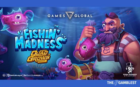 Games Global and Posh Monkey Studios debut new reel feature in Fishin’ Madness