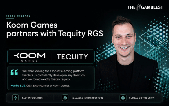 Tequity agrees RGS deal to power delivery for ambitious new studio Koom Games