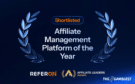 ReferOn Shortlisted for “Affiliate Management Platform of the Year” at SBC Affiliate Leaders Awards 2026